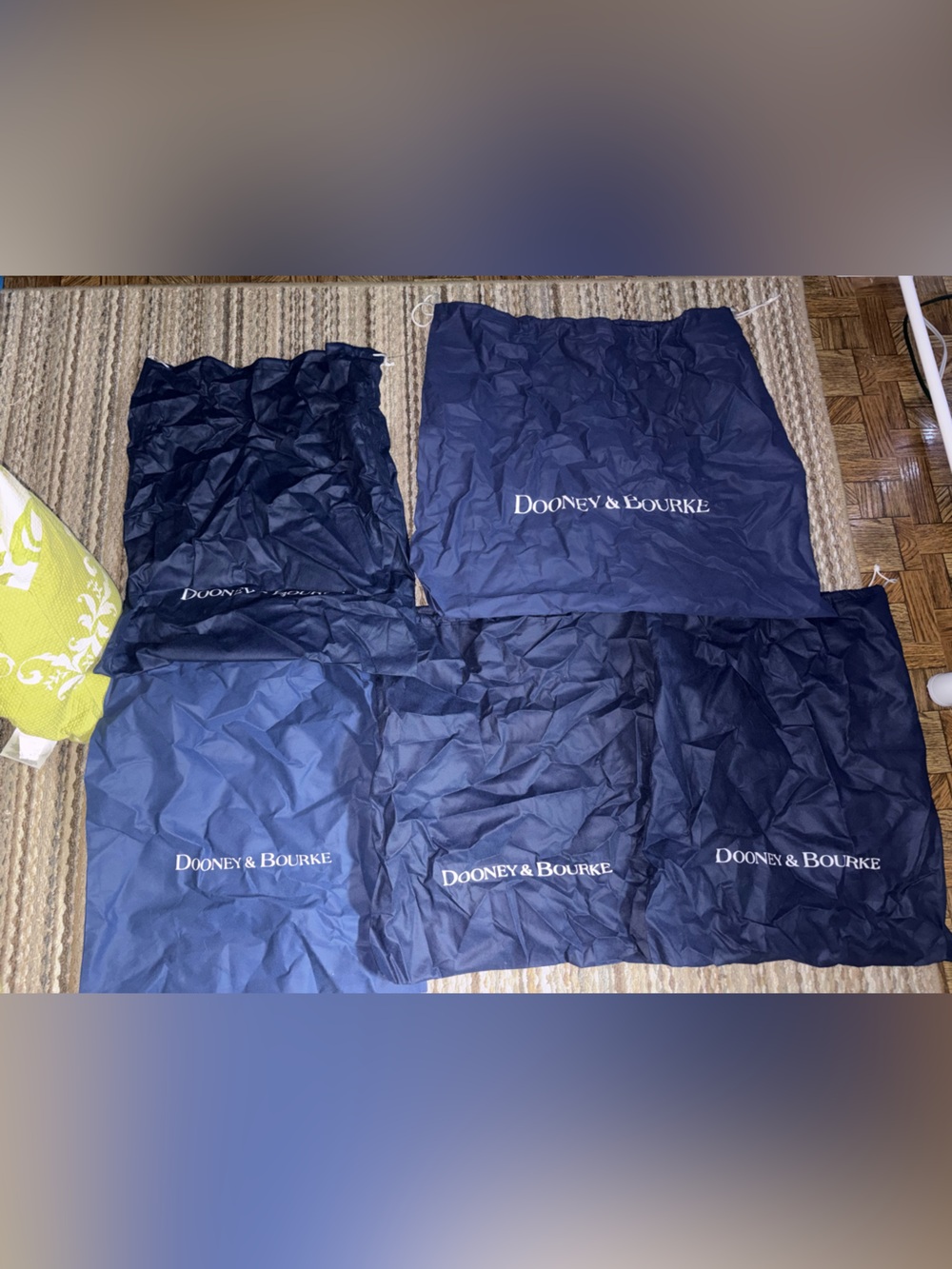 Dooney & Bourke 5 Navy Dust Purse Storage Bags